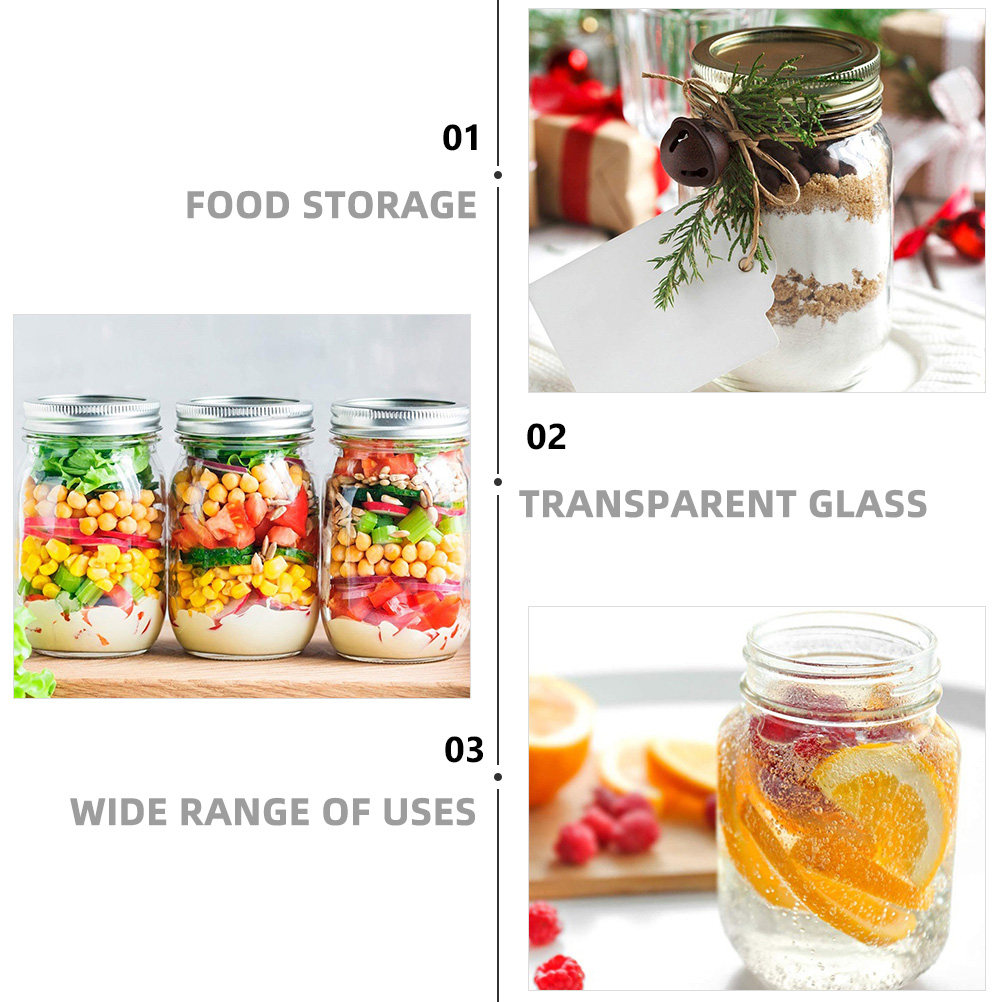 Juego de 6 Frascos de Vidrio T - Food Storage In The Kitchen reseña y precio