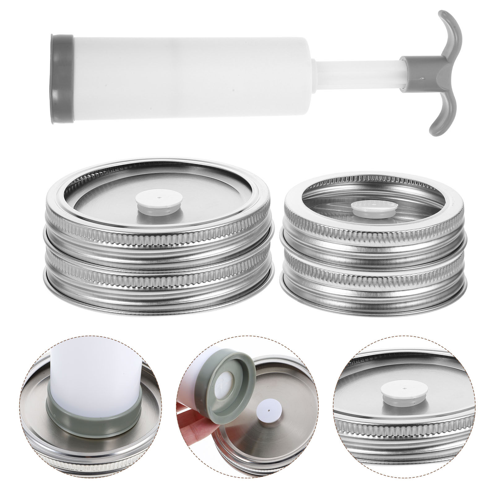Sellador al Vacío para Frascos - Mason Jar Wide Mouth reseña y precio
