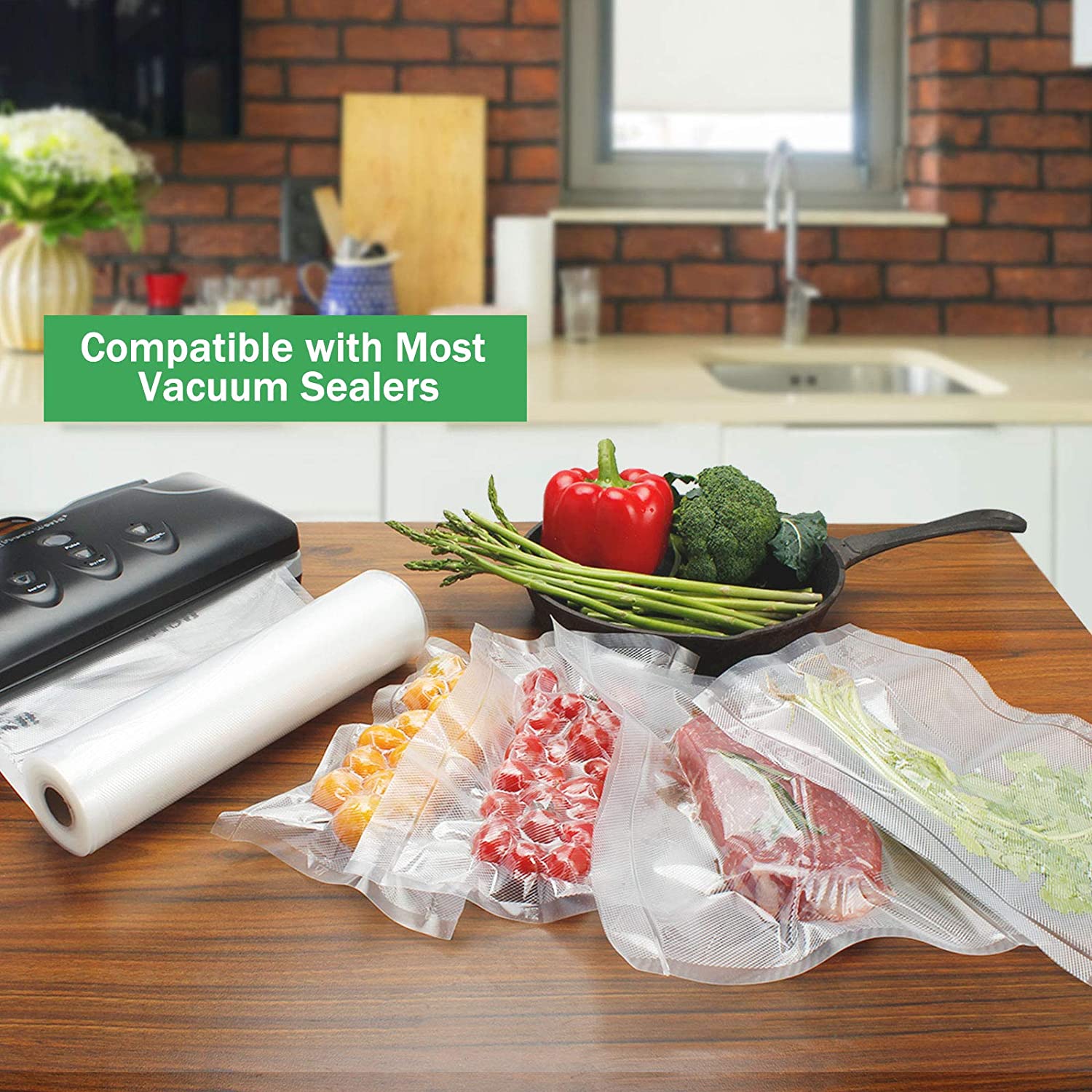 Bolsas de vacío para alimentos - Vacuum Sealer Bag reseña y precio