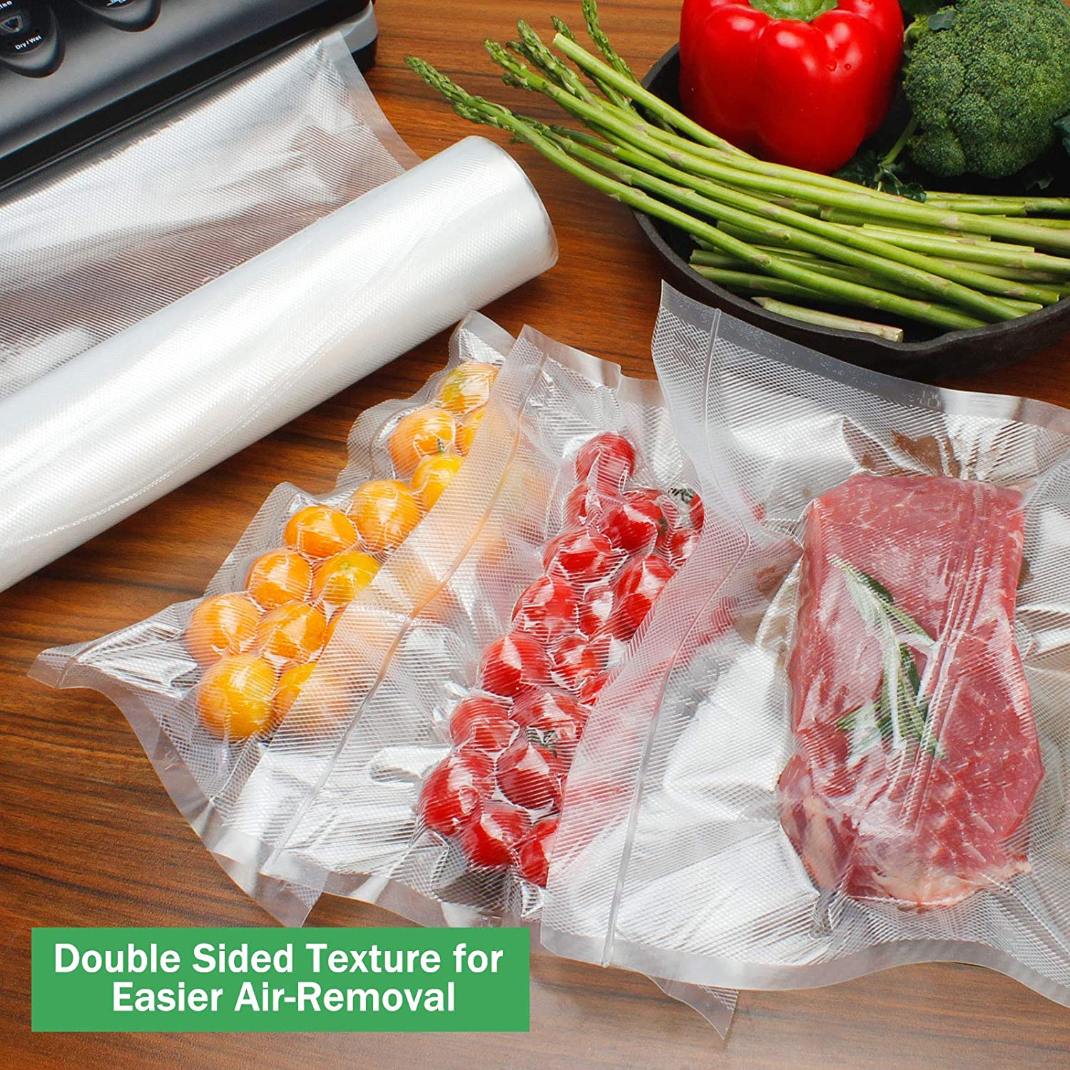 Bolsas de vacío para alimentos - Vacuum Sealer Bag reseña y precio