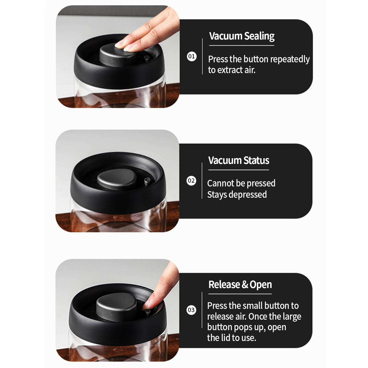 Recipiente para café al vacío  - Food Storage Canister reseña y precio