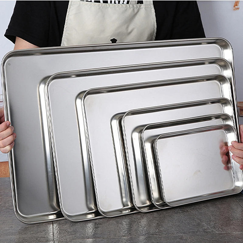 Bandejas Rectangulares de Acer - Food Storage For Restaurant reseña y precio