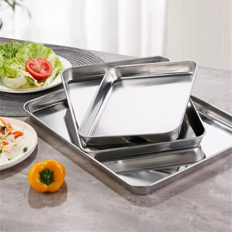 Bandejas Rectangulares de Acer - Food Storage For Restaurant reseña y precio