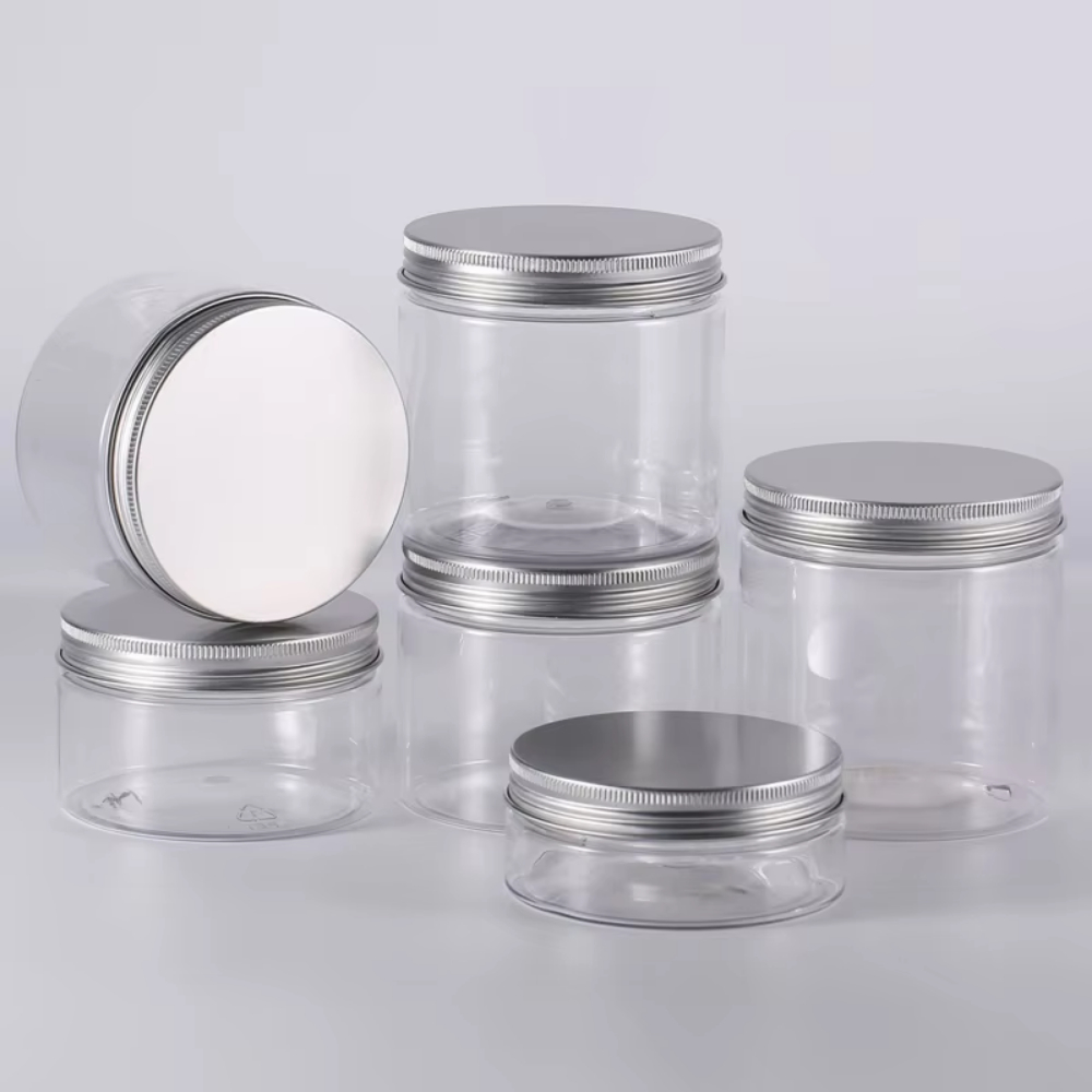 Frascos de plástico transparen - Mason Jar Wide Mouth reseña y precio