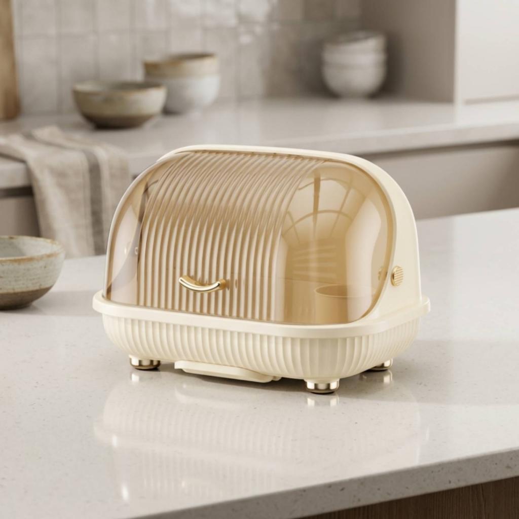 Escurridor de Platos de Polipr - Food Storage Organiser reseña y precio