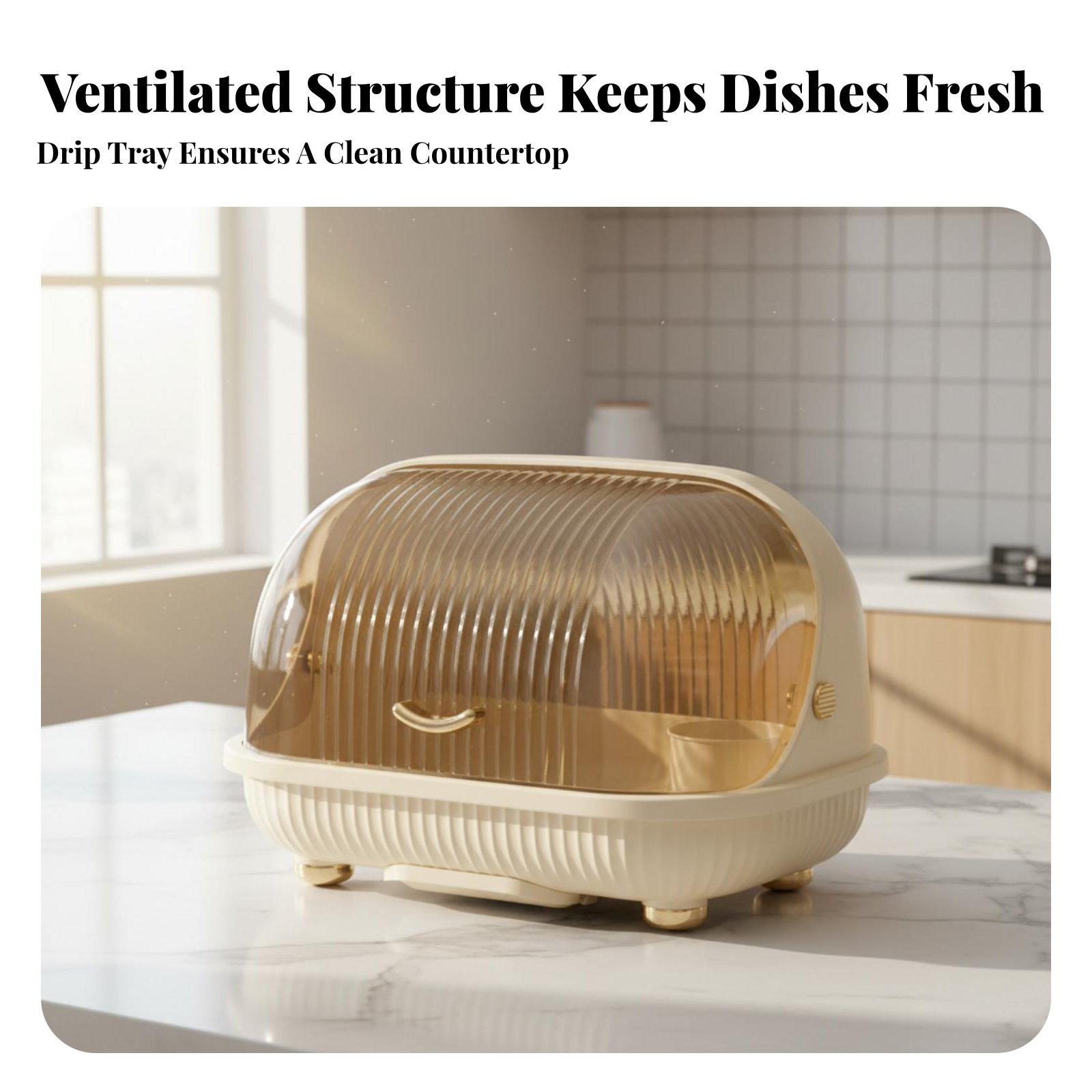 Escurridor de Platos de Polipr - Food Storage Organiser reseña y precio
