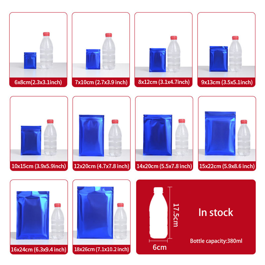 100 unidades de bolsas con cie - Food Storage Usa reseña y precio