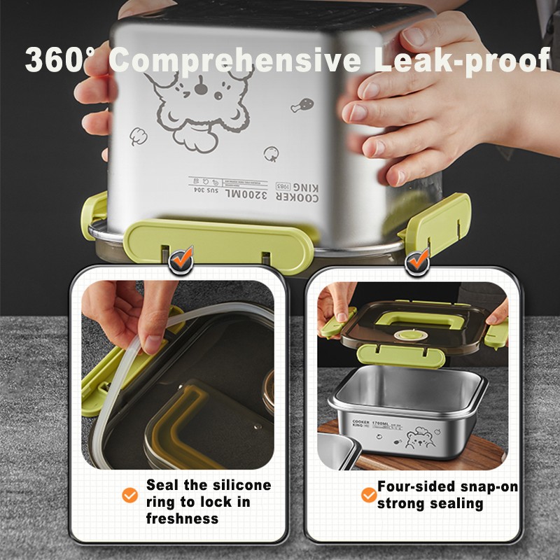 COOKER KING 420ml-6200ml Conte - Food Storage Safe reseña y precio