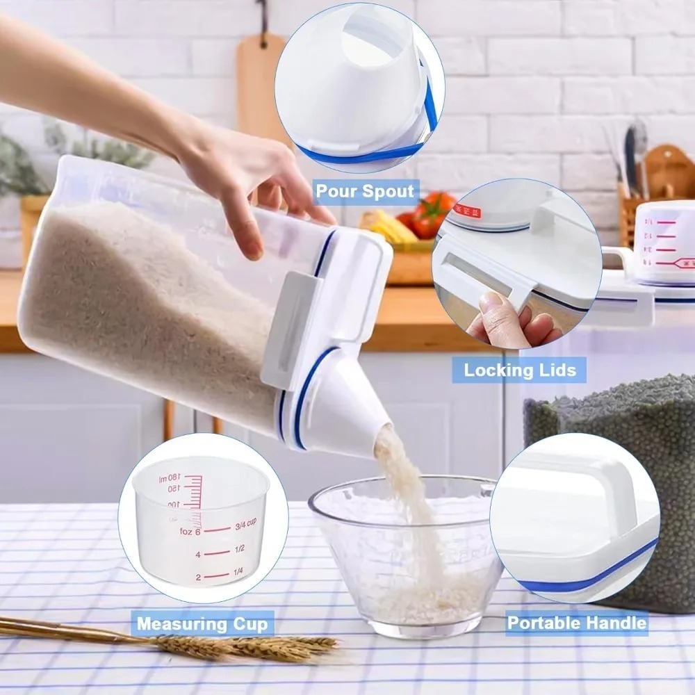 Contenedor de almacenamiento d - Food Storage Order reseña y precio