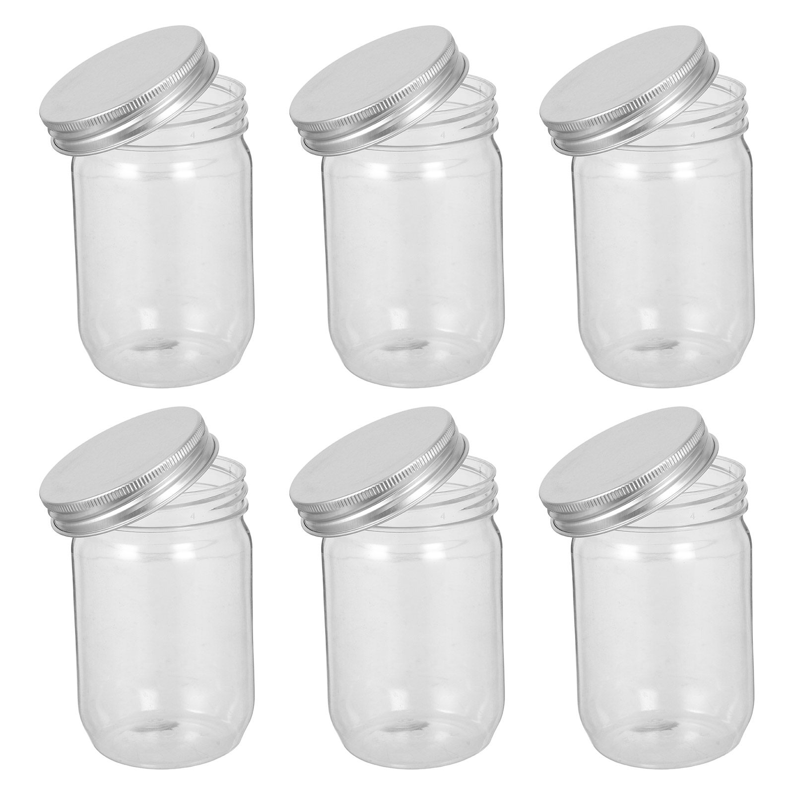 6 Frascos de Plástico Transpar - Food Storage In The Kitchen reseña y precio