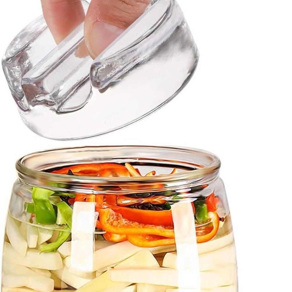 Pesas de vidrio fermentadas co - Mason Jar Wide Mouth reseña y precio
