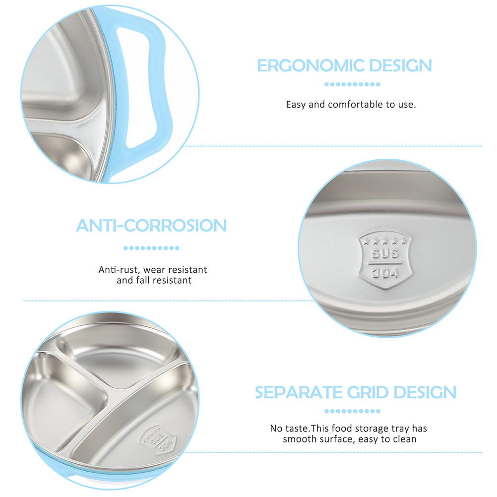 Plato de Comida Dividido de Ac - Food Storage Safe reseña y precio