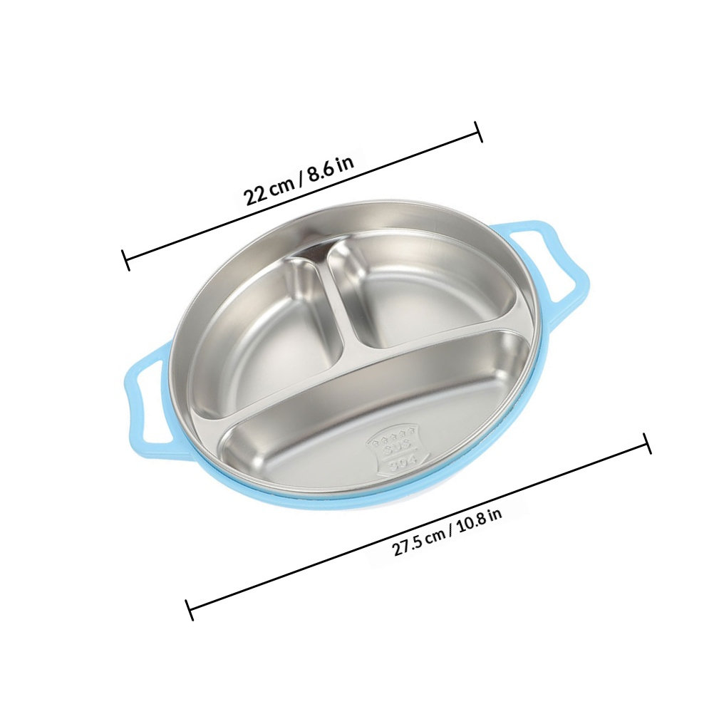 Plato de Comida Dividido de Ac - Food Storage Safe reseña y precio