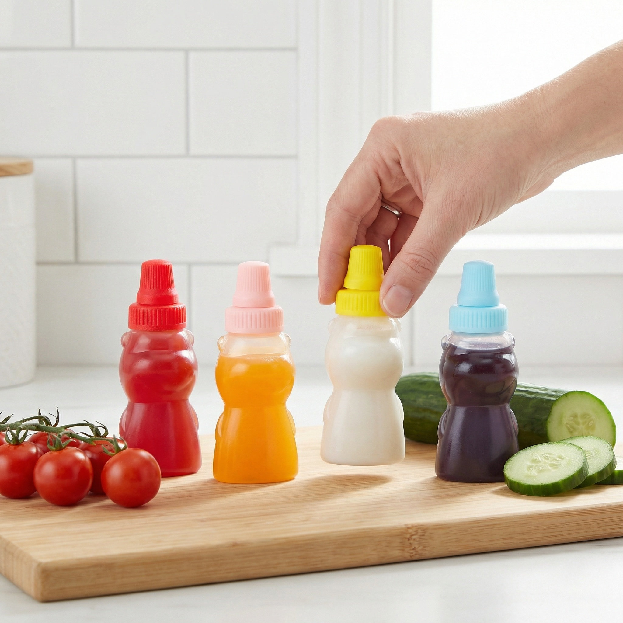 Juego de 8 Mini Botellas de Co - Salad Dressing Bottle reseña y precio