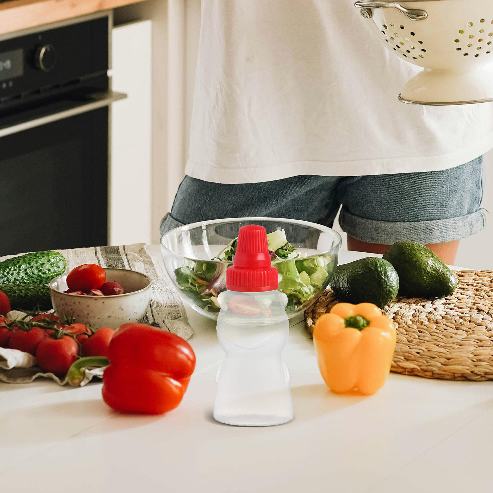 Juego de 8 Mini Botellas de Co - Salad Dressing Bottle reseña y precio