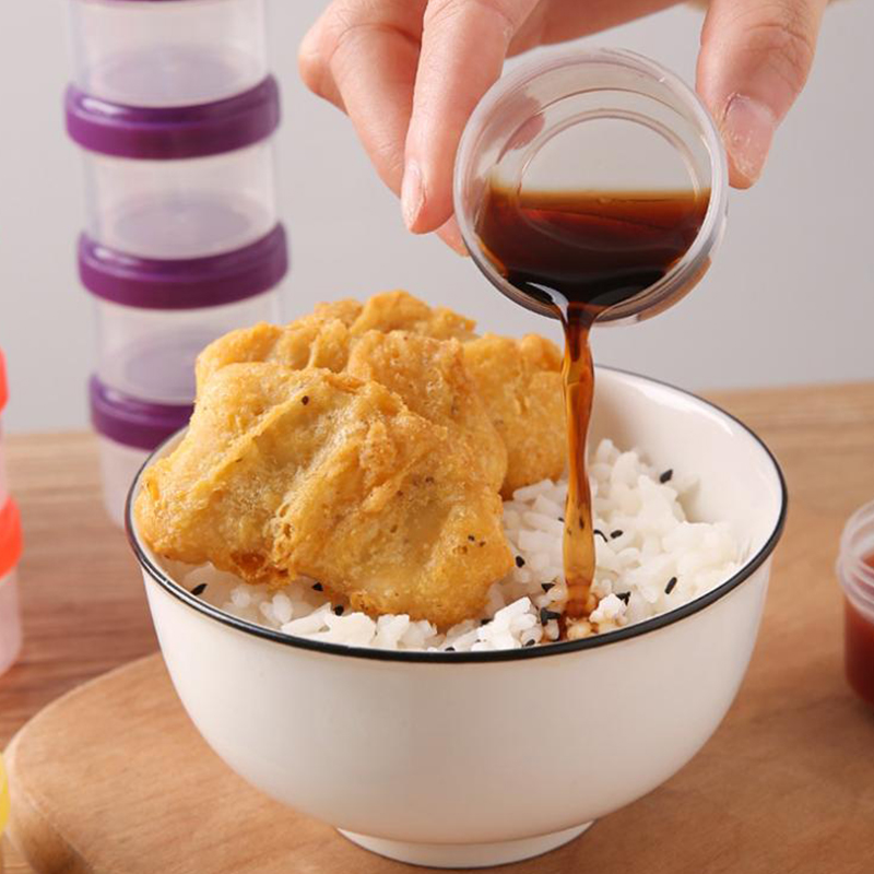 4 recipientes de plástico de 3 - Salad Dressing Bottle reseña y precio