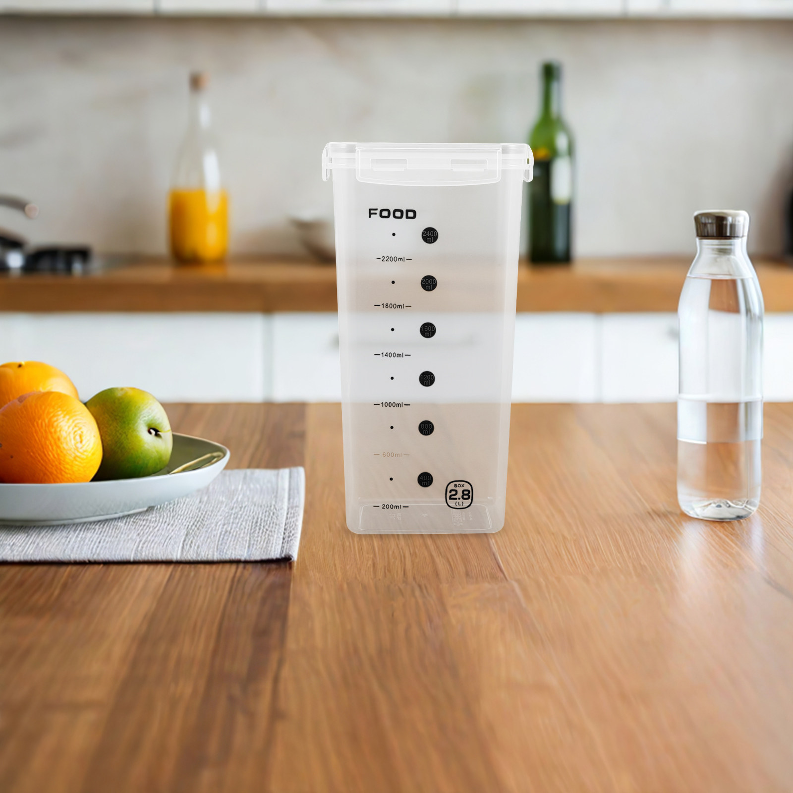 2 Recipientes Transparentes He - Airtight Cereal Jar reseña y precio
