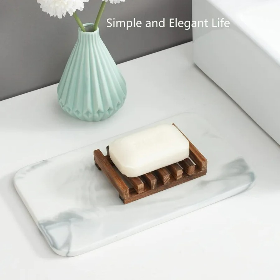 Jabonera de madera para baño d - Food Storage Organiser reseña y precio