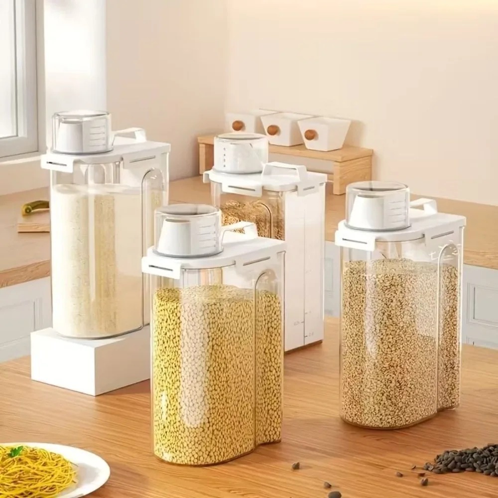 Paquete de 4 contenedores de a - Airtight Cereal Jar reseña y precio