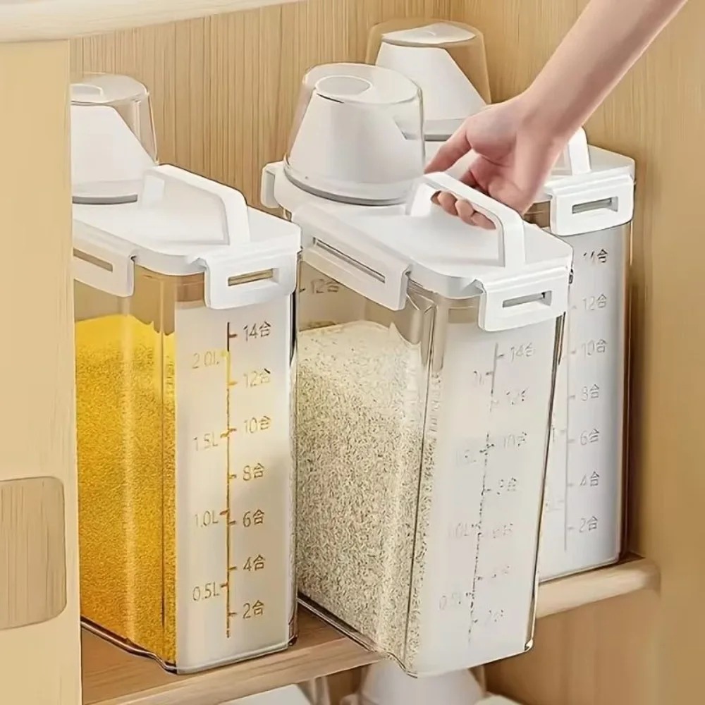 Paquete de 4 contenedores de a - Airtight Cereal Jar reseña y precio